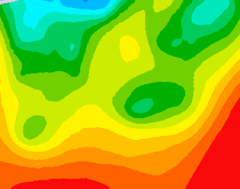 GDPS 500 millibar geopotential height 210 hour forecast chart for Canada based on 2026/08/21 0000Z data