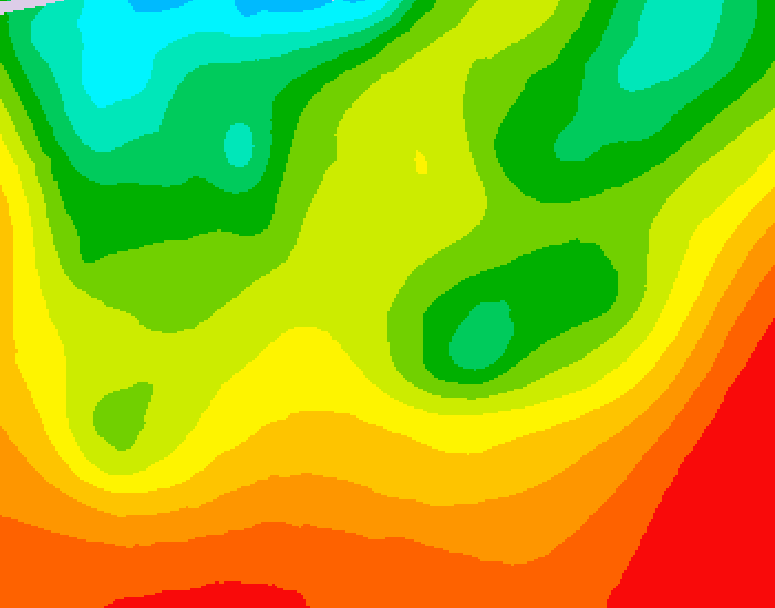 GDPS 500 millibar geopotential height 216 hour forecast chart for Canada based on 2026/08/21 0000Z data