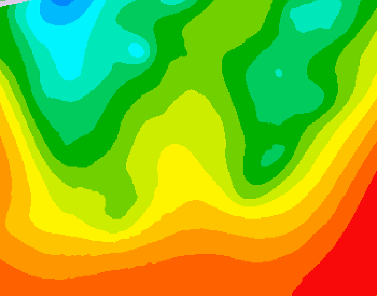 GDPS 500 millibar geopotential height 240 hour forecast chart for Canada based on 2026/08/21 0000Z data