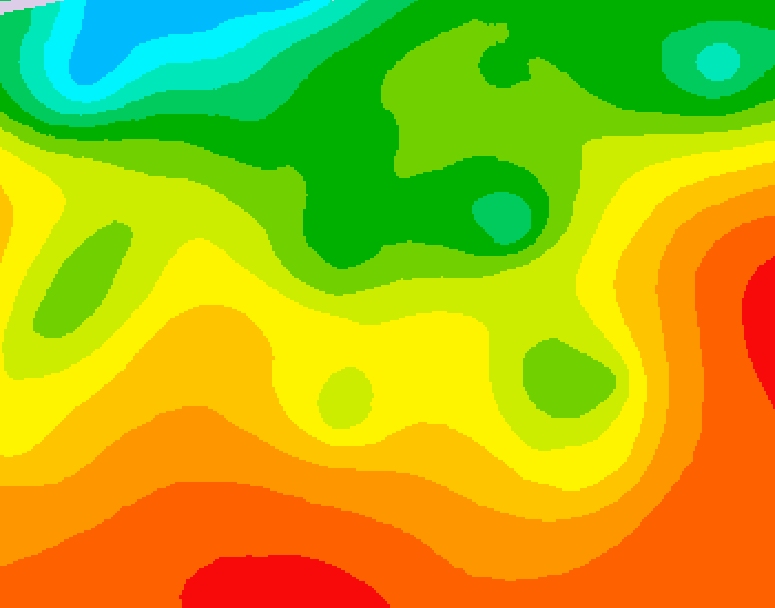 GDPS 500 millibar geopotential height 096 hour forecast chart for Canada based on 2026/08/21 1200Z data