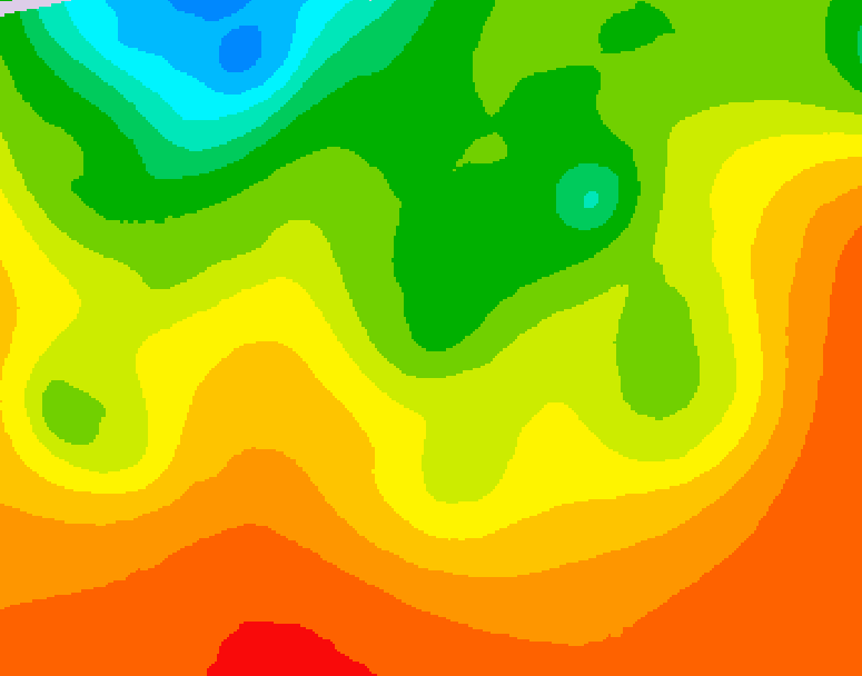 GDPS 500 millibar geopotential height 120 hour forecast chart for Canada based on 2026/08/21 1200Z data