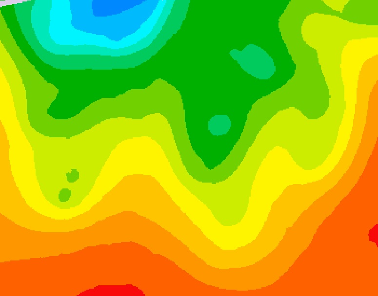 GDPS 500 millibar geopotential height 144 hour forecast chart for Canada based on 2026/08/21 1200Z data