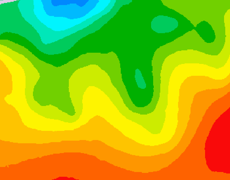 GDPS 500 millibar geopotential height 168 hour forecast chart for Canada based on 2026/08/21 1200Z data