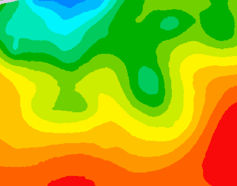 GDPS 500 millibar geopotential height 180 hour forecast chart for Canada based on 2026/08/21 1200Z data