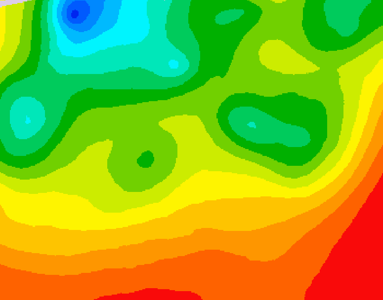 GDPS 500 millibar geopotential height 216 hour forecast chart for Canada based on 2026/08/21 1200Z data