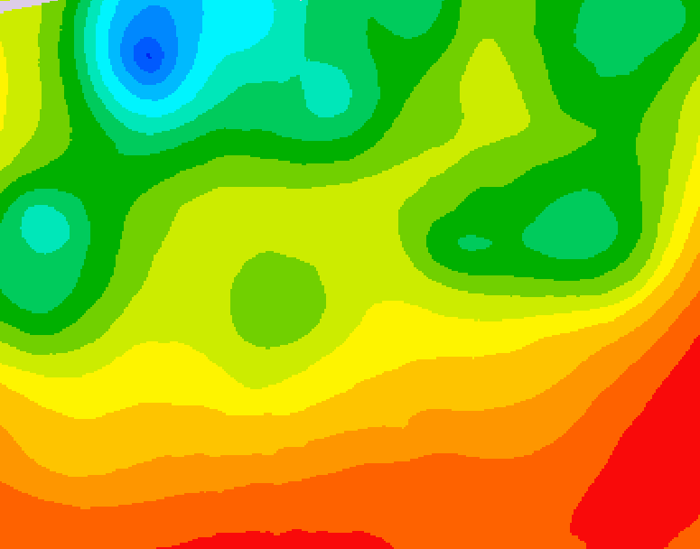 GDPS 500 millibar geopotential height 228 hour forecast chart for Canada based on 2026/08/21 1200Z data
