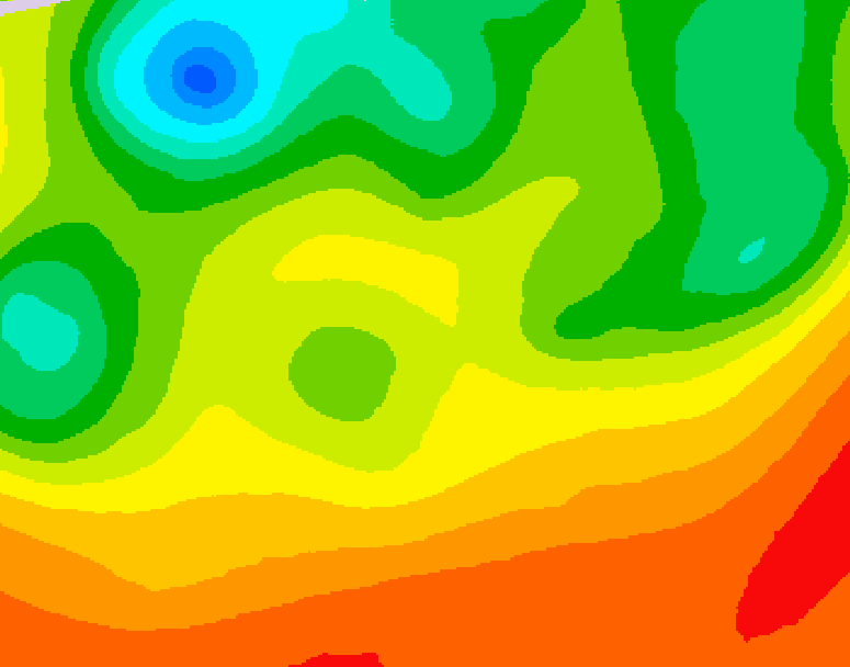 GDPS 500 millibar geopotential height 240 hour forecast chart for Canada based on 2026/08/21 1200Z data