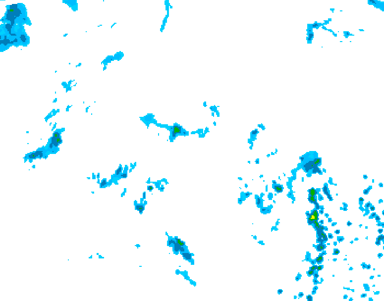 GDPS precipitation 078 hour forecast chart for Canada based on 2026/08/21 0000Z data
