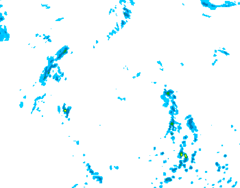 GDPS precipitation 168 hour forecast chart for Canada based on 2026/08/21 0000Z data
