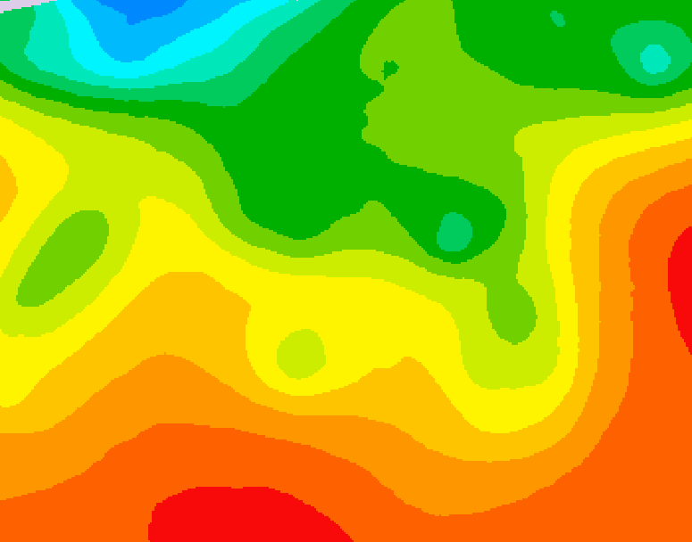 GDPS 500 millibar geopotential height 084 hour forecast chart for Canada based on 2026/08/22 0000Z data