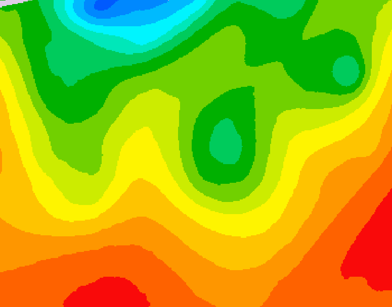 GDPS 500 millibar geopotential height 144 hour forecast chart for Canada based on 2026/08/22 0000Z data