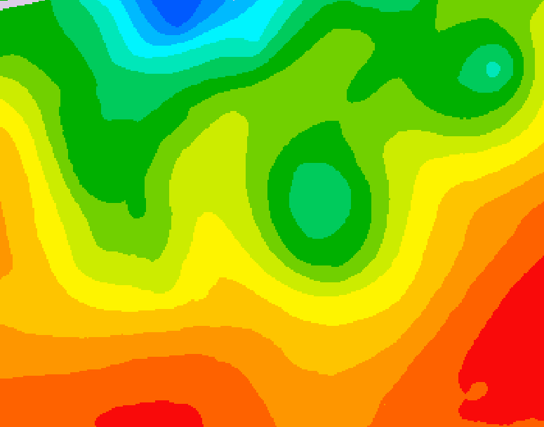 GDPS 500 millibar geopotential height 156 hour forecast chart for Canada based on 2026/08/22 0000Z data
