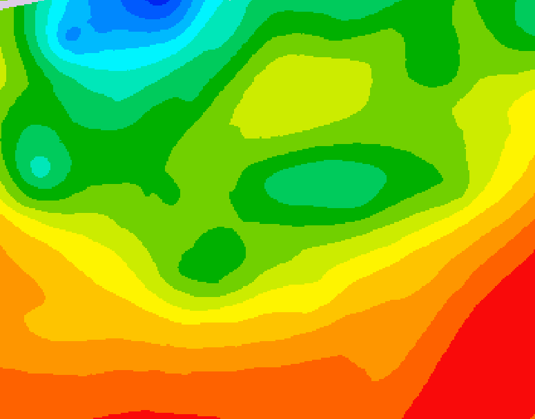 GDPS 500 millibar geopotential height 204 hour forecast chart for Canada based on 2026/08/22 0000Z data