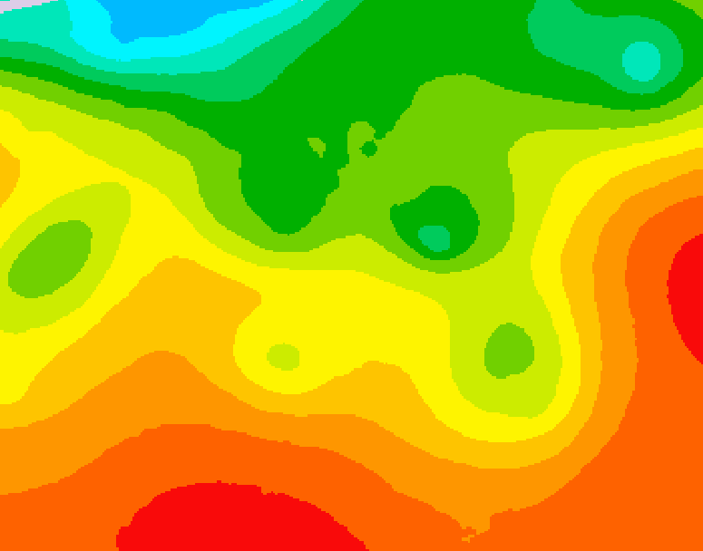 GDPS 500 millibar geopotential height 066 hour forecast chart for Canada based on 2026/08/22 1200Z data