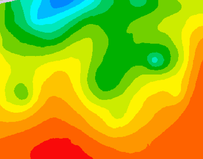 GDPS 500 millibar geopotential height 108 hour forecast chart for Canada based on 2026/08/22 1200Z data