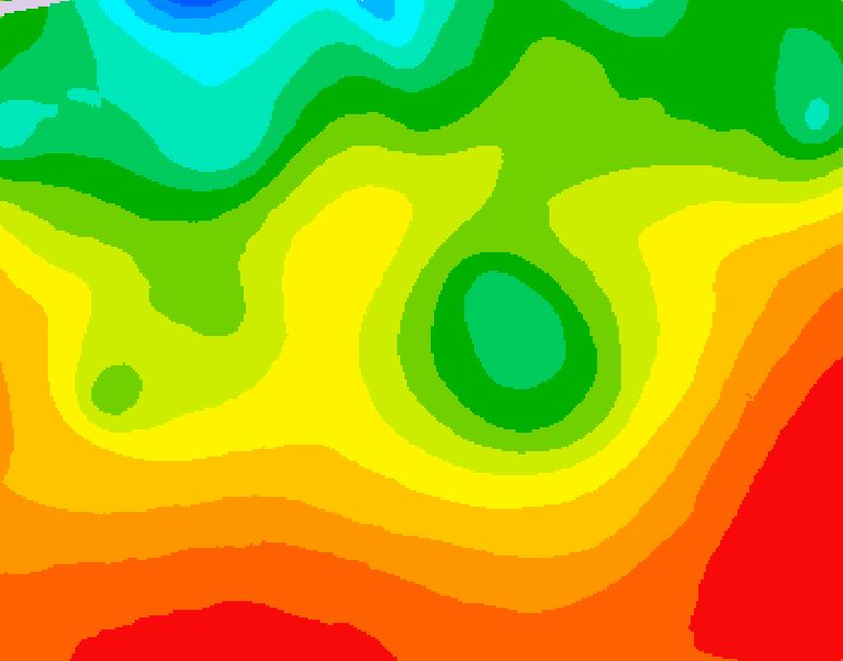 GDPS 500 millibar geopotential height 162 hour forecast chart for Canada based on 2026/08/22 1200Z data