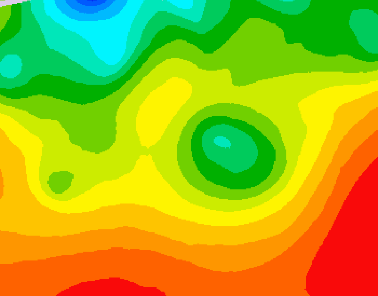 GDPS 500 millibar geopotential height 168 hour forecast chart for Canada based on 2026/08/22 1200Z data