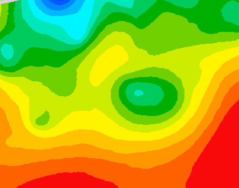 GDPS 500 millibar geopotential height 174 hour forecast chart for Canada based on 2026/08/22 1200Z data