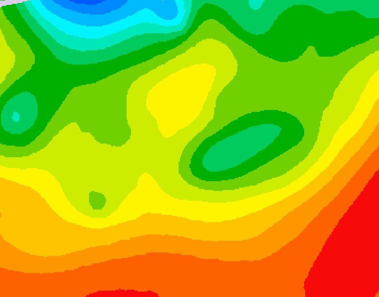 GDPS 500 millibar geopotential height 192 hour forecast chart for Canada based on 2026/08/22 1200Z data