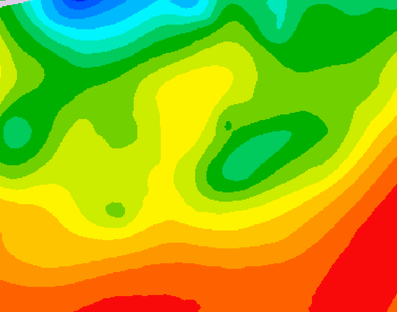 GDPS 500 millibar geopotential height 198 hour forecast chart for Canada based on 2026/08/22 1200Z data