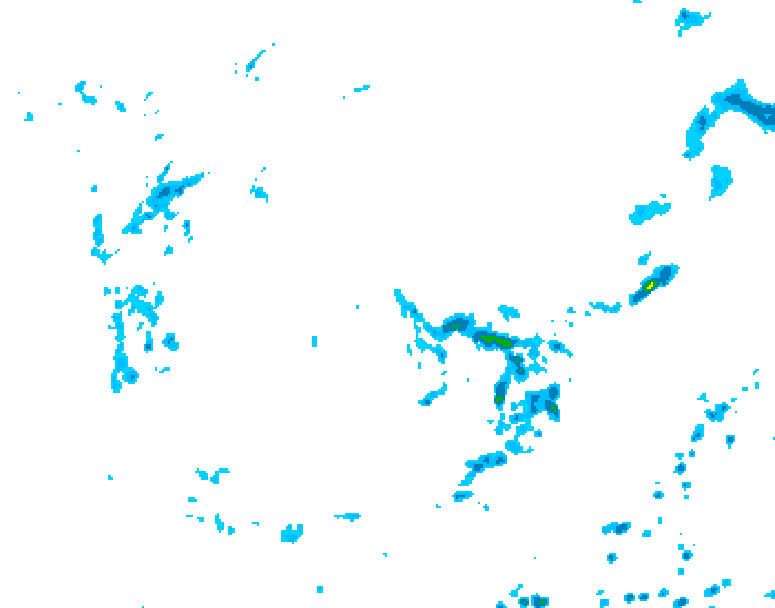 GDPS precipitation 240 hour forecast chart for Canada based on 2026/08/22 0000Z data