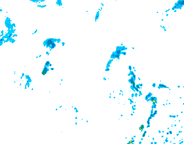 GDPS precipitation 150 hour forecast chart for Canada based on 2026/08/22 1200Z data