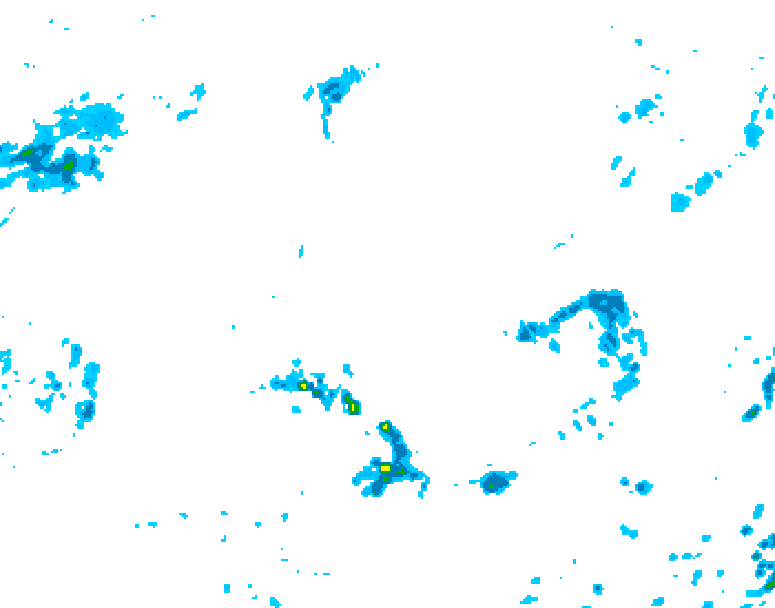 GDPS precipitation 228 hour forecast chart for Canada based on 2026/08/22 1200Z data