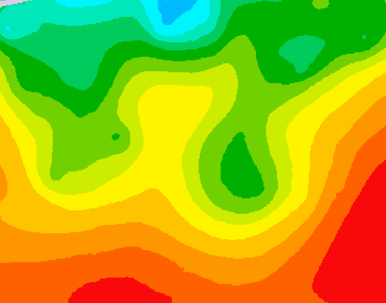 GDPS 500 millibar geopotential height 144 hour forecast chart for Canada based on 2026/08/23 0000Z data