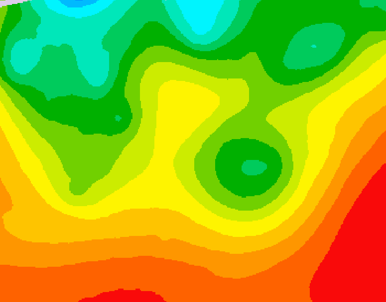 GDPS 500 millibar geopotential height 156 hour forecast chart for Canada based on 2026/08/23 0000Z data