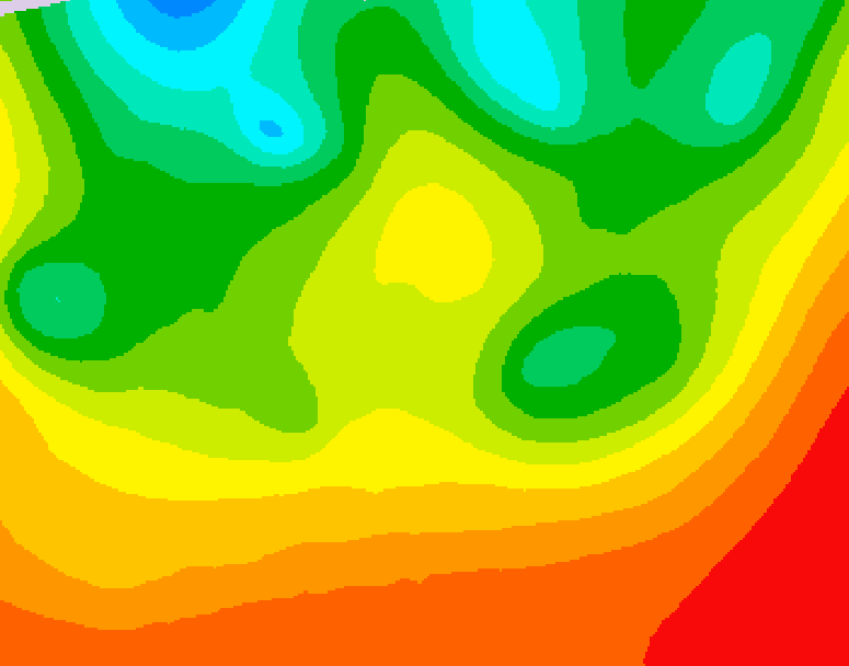 GDPS 500 millibar geopotential height 180 hour forecast chart for Canada based on 2026/08/23 0000Z data