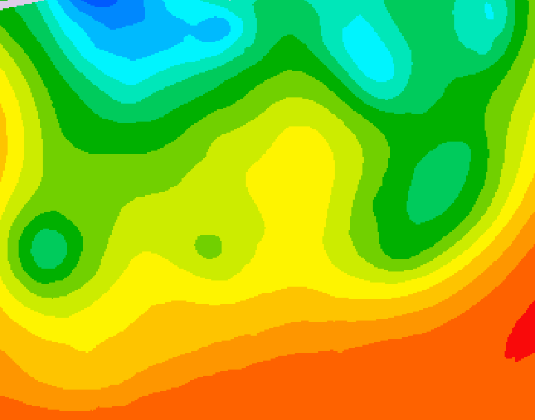 GDPS 500 millibar geopotential height 204 hour forecast chart for Canada based on 2026/08/23 0000Z data
