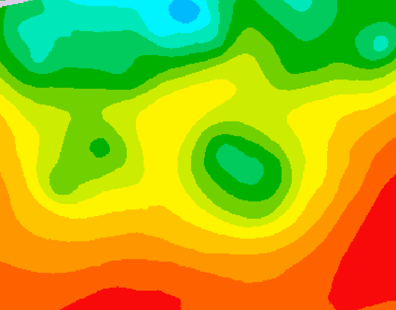 GDPS 500 millibar geopotential height 138 hour forecast chart for Canada based on 2026/08/23 1200Z data