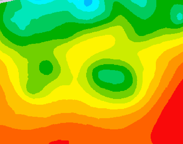 GDPS 500 millibar geopotential height 144 hour forecast chart for Canada based on 2026/08/23 1200Z data