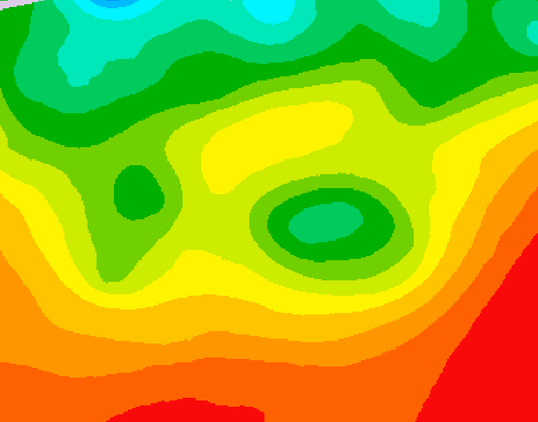 GDPS 500 millibar geopotential height 150 hour forecast chart for Canada based on 2026/08/23 1200Z data