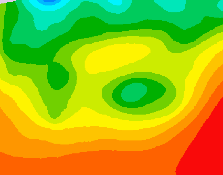 GDPS 500 millibar geopotential height 156 hour forecast chart for Canada based on 2026/08/23 1200Z data