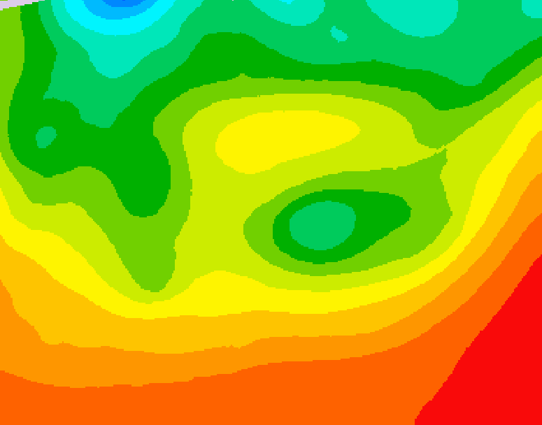 GDPS 500 millibar geopotential height 162 hour forecast chart for Canada based on 2026/08/23 1200Z data
