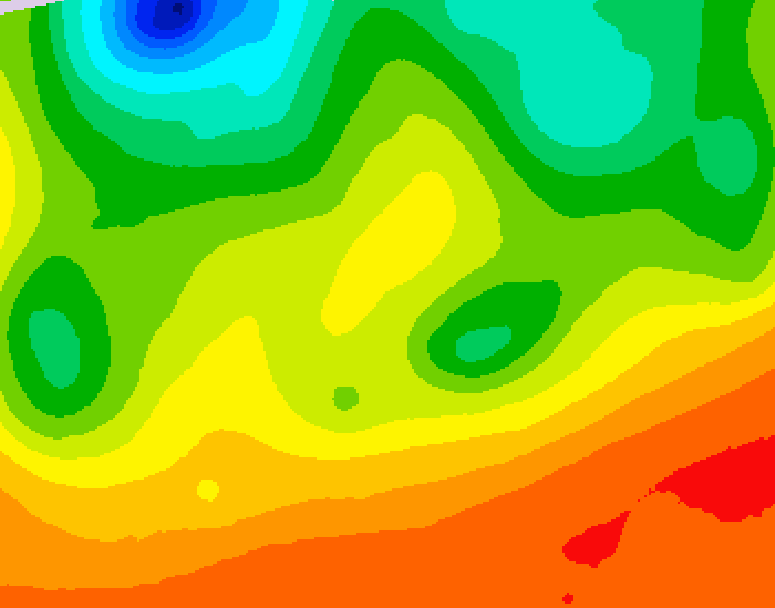 GDPS 500 millibar geopotential height 204 hour forecast chart for Canada based on 2026/08/23 1200Z data