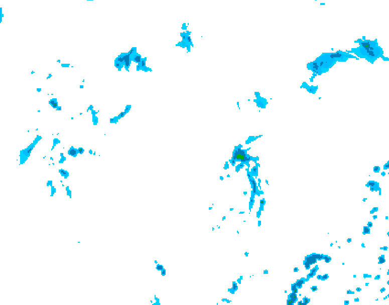 GDPS precipitation 096 hour forecast chart for Canada based on 2026/08/23 1200Z data