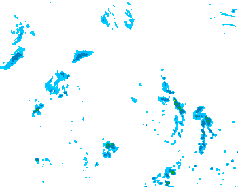 GDPS precipitation 132 hour forecast chart for Canada based on 2026/08/23 1200Z data