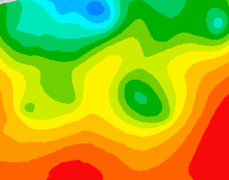 GDPS 500 millibar geopotential height 120 hour forecast chart for Canada based on 2026/08/24 0000Z data