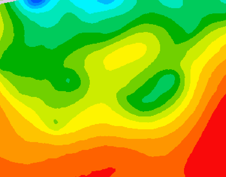 GDPS 500 millibar geopotential height 144 hour forecast chart for Canada based on 2026/08/24 0000Z data
