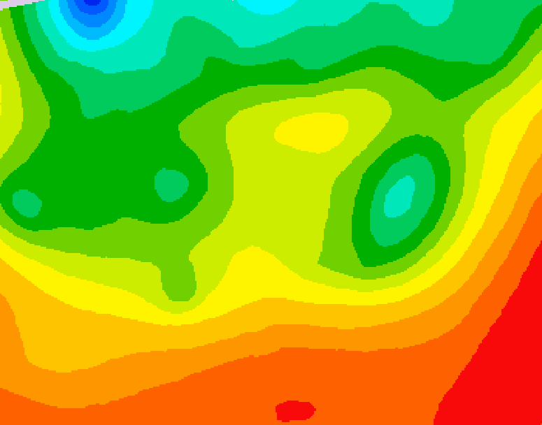 GDPS 500 millibar geopotential height 156 hour forecast chart for Canada based on 2026/08/24 0000Z data