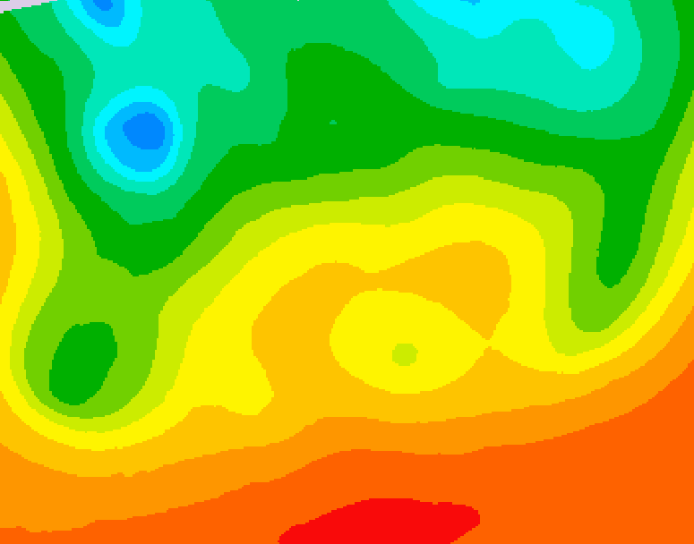 GDPS 500 millibar geopotential height 216 hour forecast chart for Canada based on 2026/08/24 0000Z data