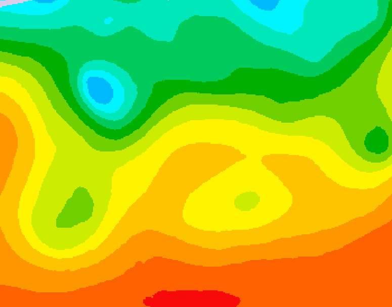 GDPS 500 millibar geopotential height 240 hour forecast chart for Canada based on 2026/08/24 0000Z data