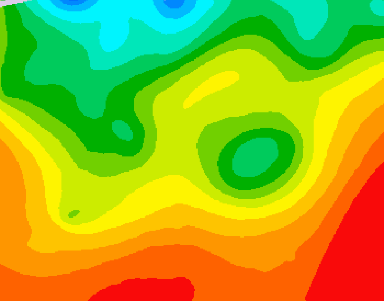 GDPS 500 millibar geopotential height 126 hour forecast chart for Canada based on 2026/08/24 1200Z data
