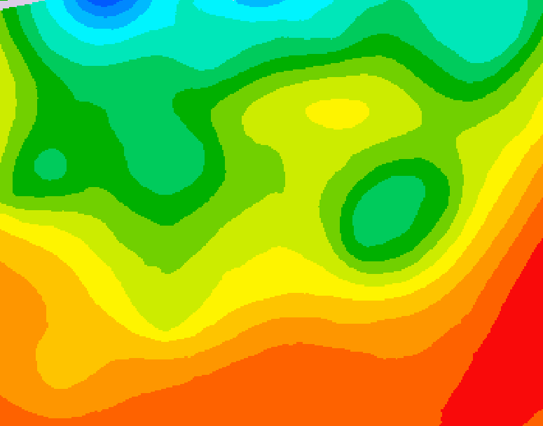 GDPS 500 millibar geopotential height 144 hour forecast chart for Canada based on 2026/08/24 1200Z data