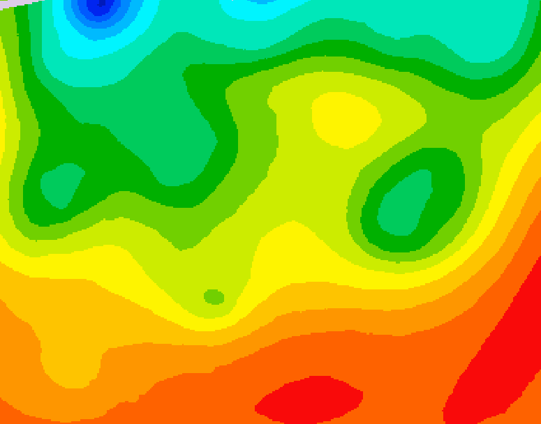 GDPS 500 millibar geopotential height 156 hour forecast chart for Canada based on 2026/08/24 1200Z data