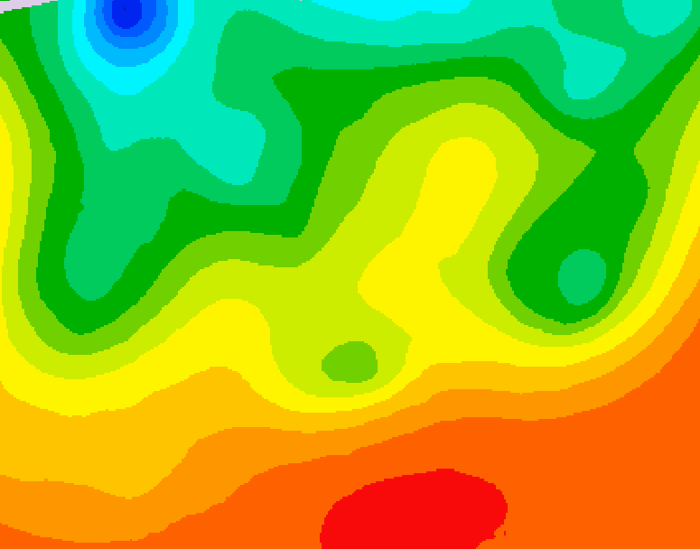 GDPS 500 millibar geopotential height 174 hour forecast chart for Canada based on 2026/08/24 1200Z data