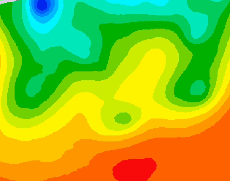 GDPS 500 millibar geopotential height 180 hour forecast chart for Canada based on 2026/08/24 1200Z data