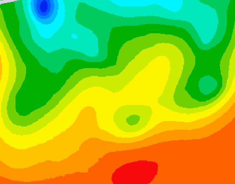 GDPS 500 millibar geopotential height 186 hour forecast chart for Canada based on 2026/08/24 1200Z data